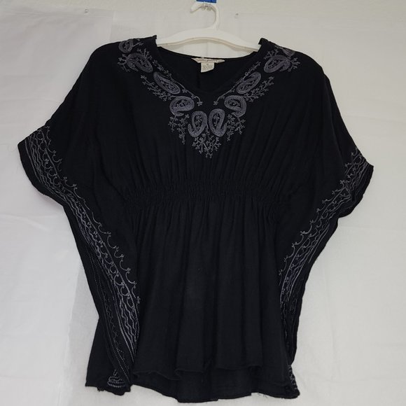 Fun & Flirt Women - Bat sleeve - Elastic - Embroidery - Small - Picture 2 of 2